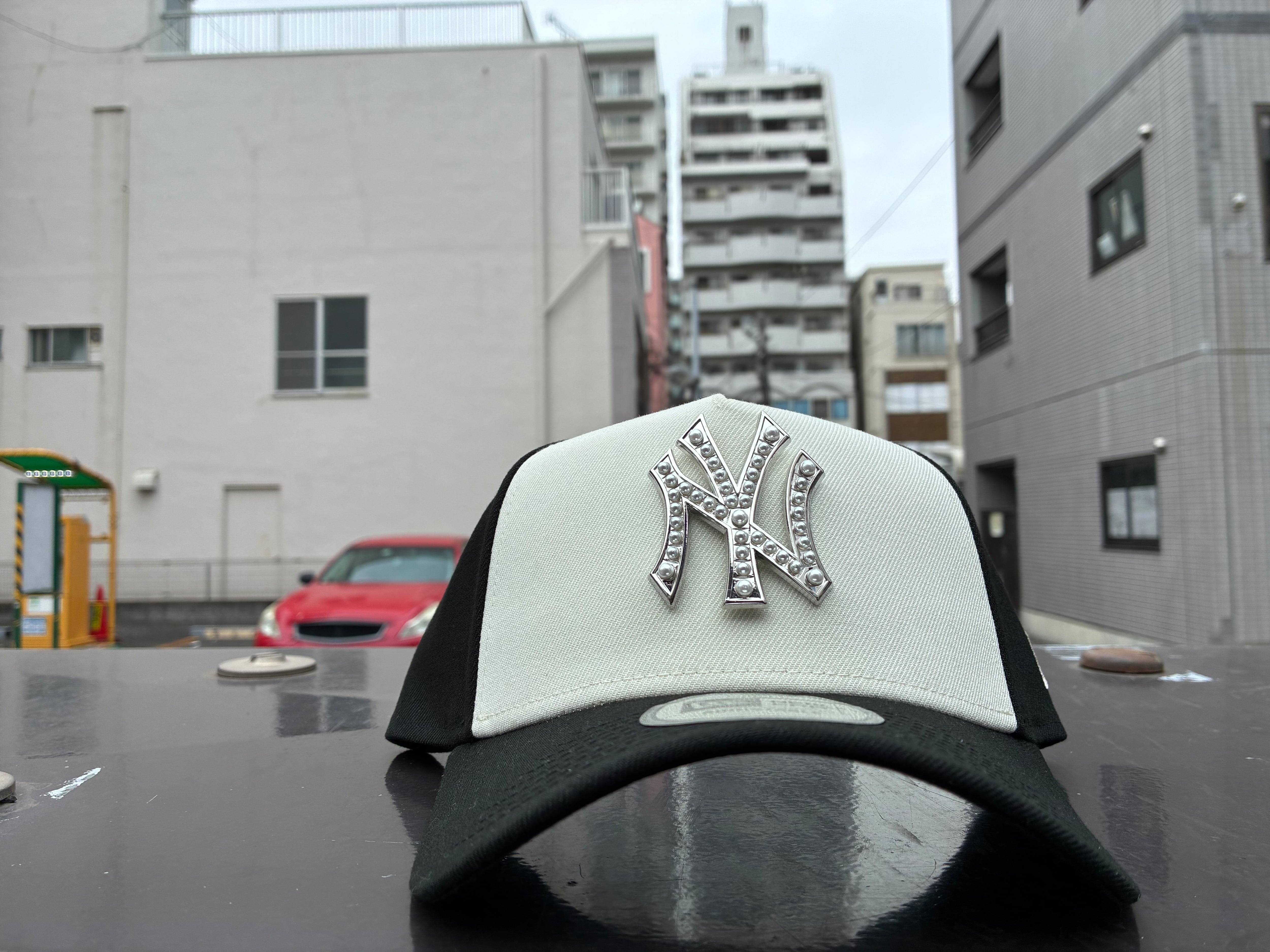 NEW ERA 9FORTY A-Frame MLB パール バッジ Pearl Badge ニューヨーク