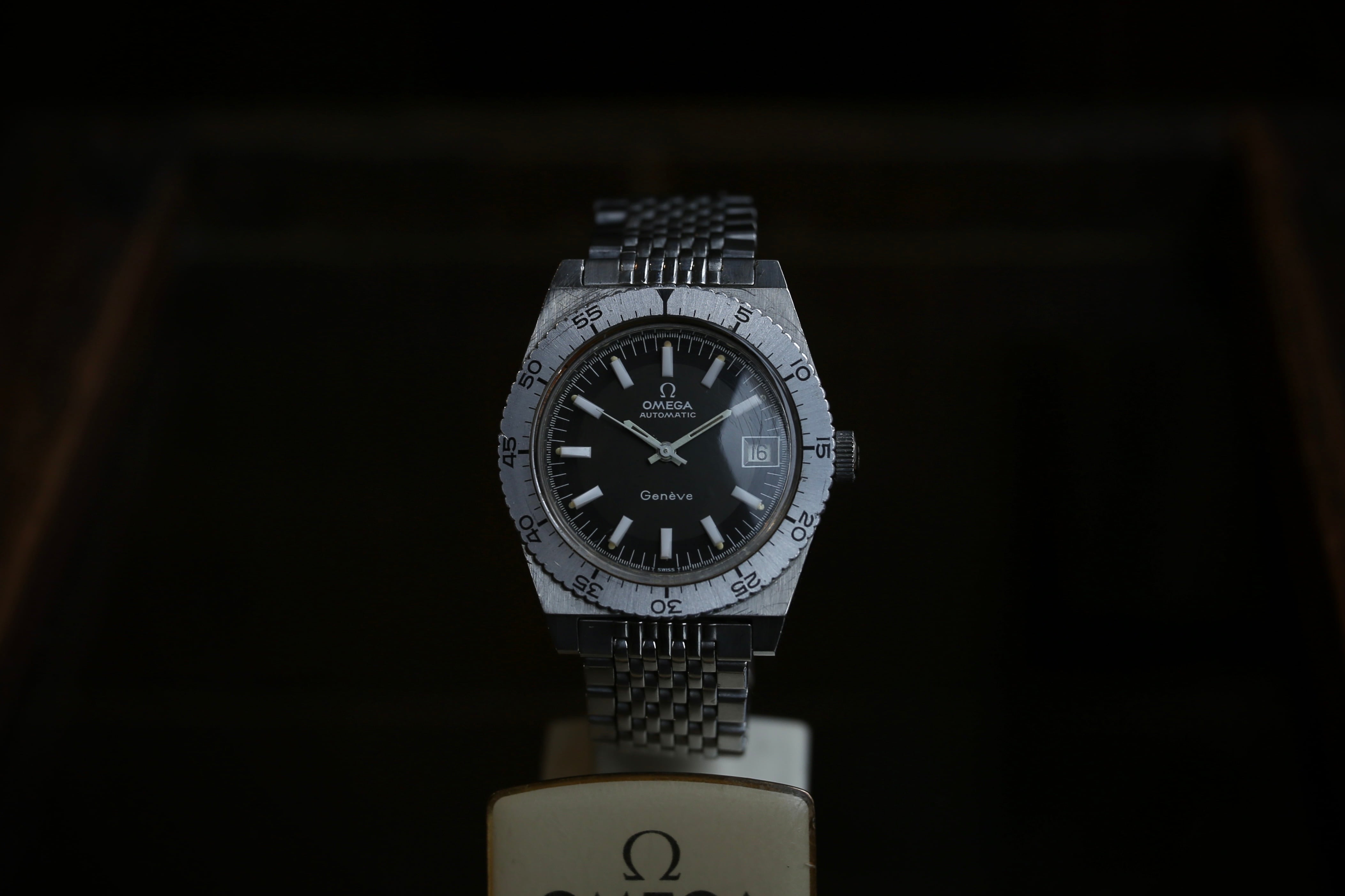 OMEGA】 1973年製 『ジュネーブ・ダイバー』 2トーンダイヤル 自動巻き OMEGA】 1973年製 『ジュネーブ・ダイバー』 2トーンダイヤル 自動巻き