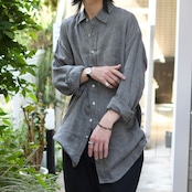 GALLAGHERS Irish linen shirt greige