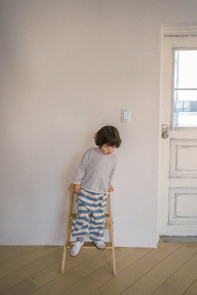 《即納》送料無料 【ONU】onu st color-block stripe tee