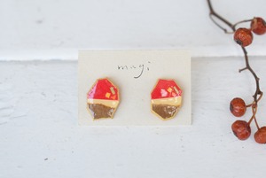 mugi　色の薄片＜spicy＞ピアス