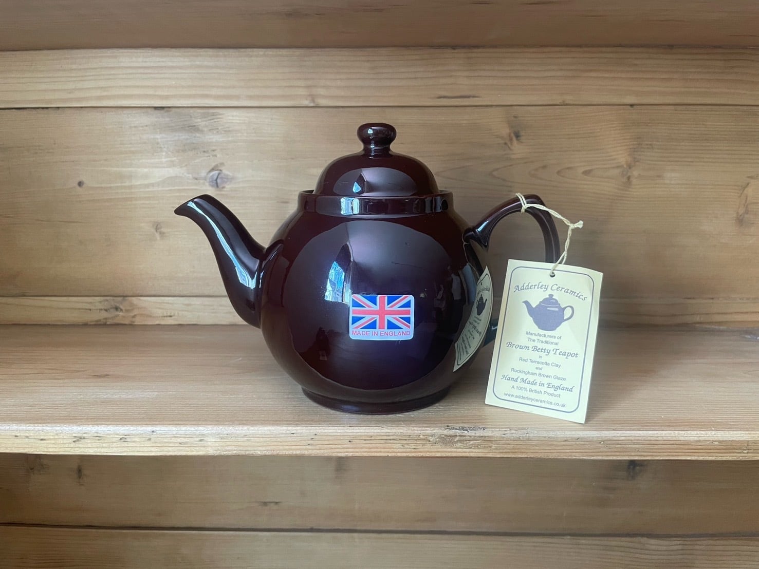 BROWN BETTY TEA POT アダレー社製ブラウンベティーのティーポット4Cup