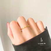 【数量限定アイテム】スクエアカットジルコニアバンドリング