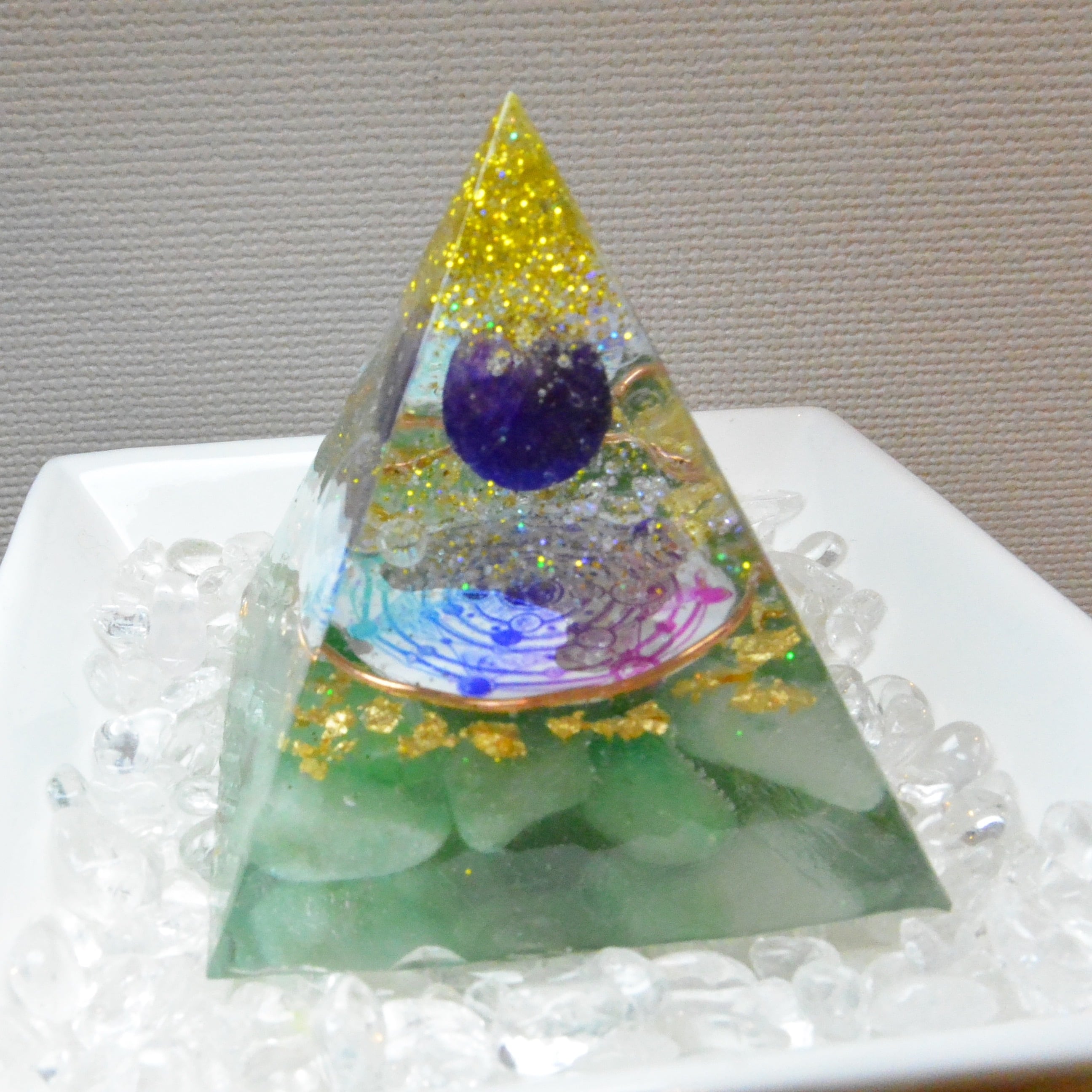 パープルタイガーアイ×ブルーアパタイト 宇宙のような高品質 パープルタイガーアイ×ブルーアパタイト 宇宙のような高品質