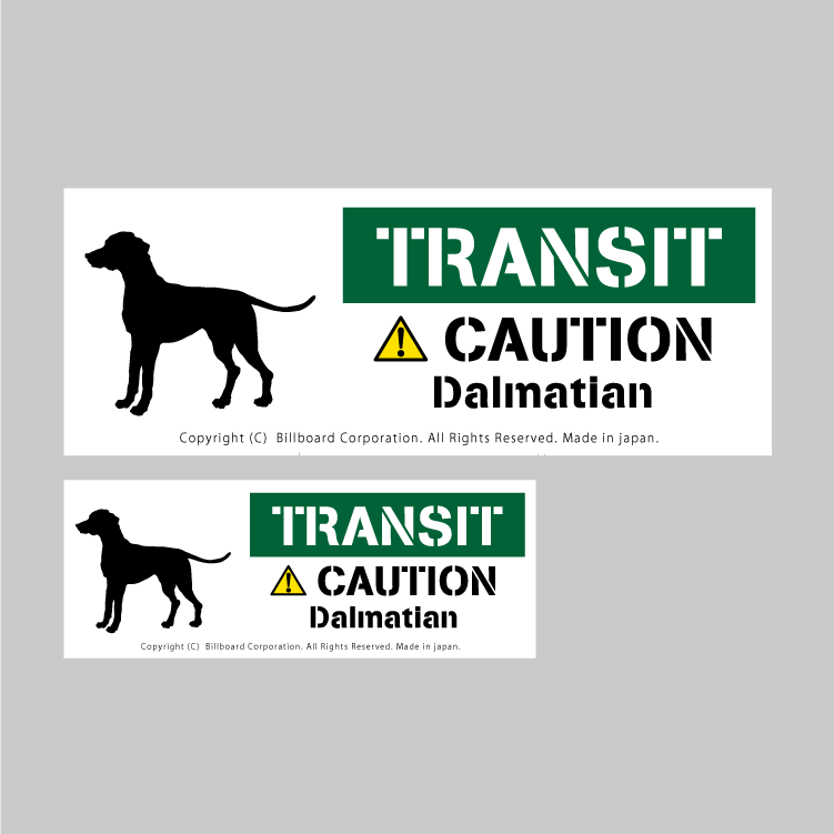 TRANSIT DOG Sticker [Dalmatian]番犬ステッカー/ダルメシアン