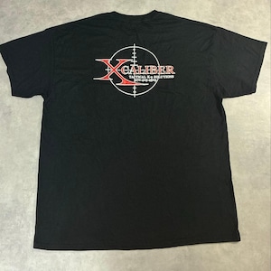 Xcaliber ロゴTシャツ クロスヘア ブラック GILDAN