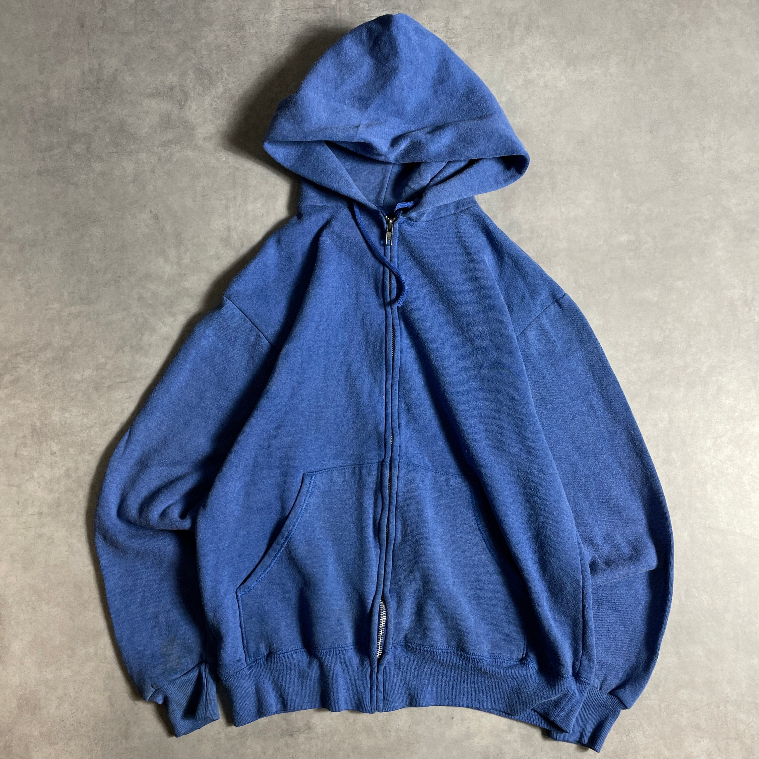 80s-90s USA製 JERZEES アルミ ジップパーカー vintage