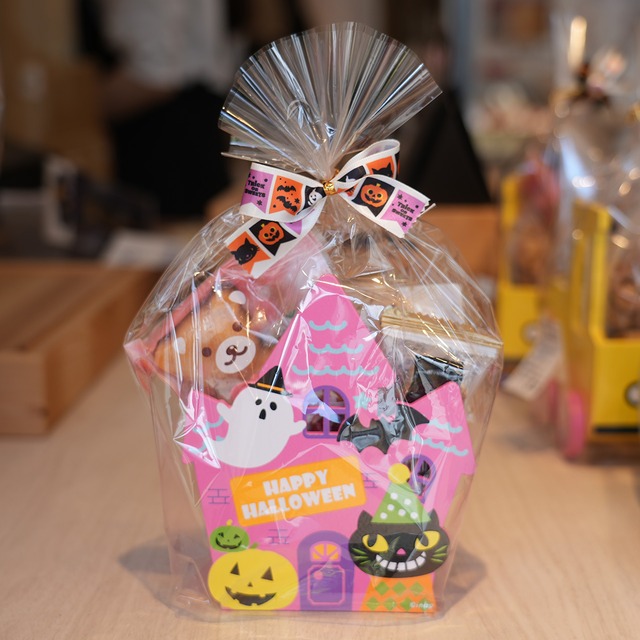 ハッピーハロウィンハウス-ピンク