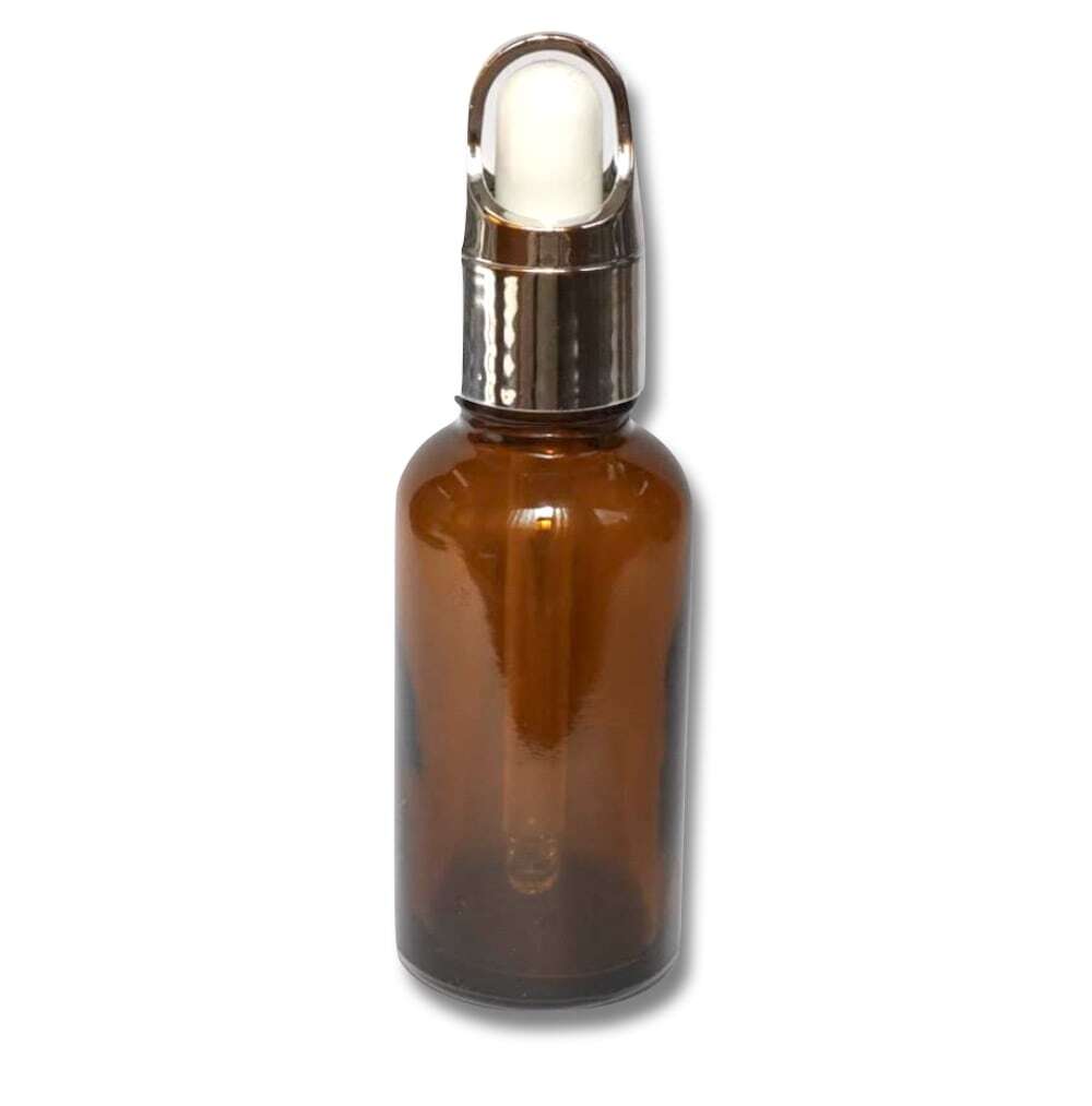 バスケット キャップ スポイト 容器 】蓋 フレーム シルバー 30ml 1本