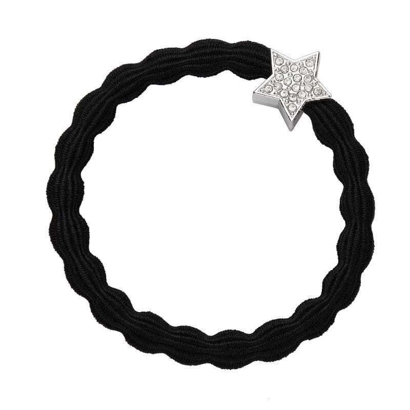 Silver Diamante Star Black_42-2-001