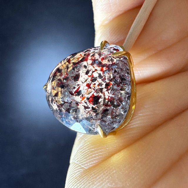 no.A16 レピドクロサイト ペンダントトップ兼ブレスチャーム