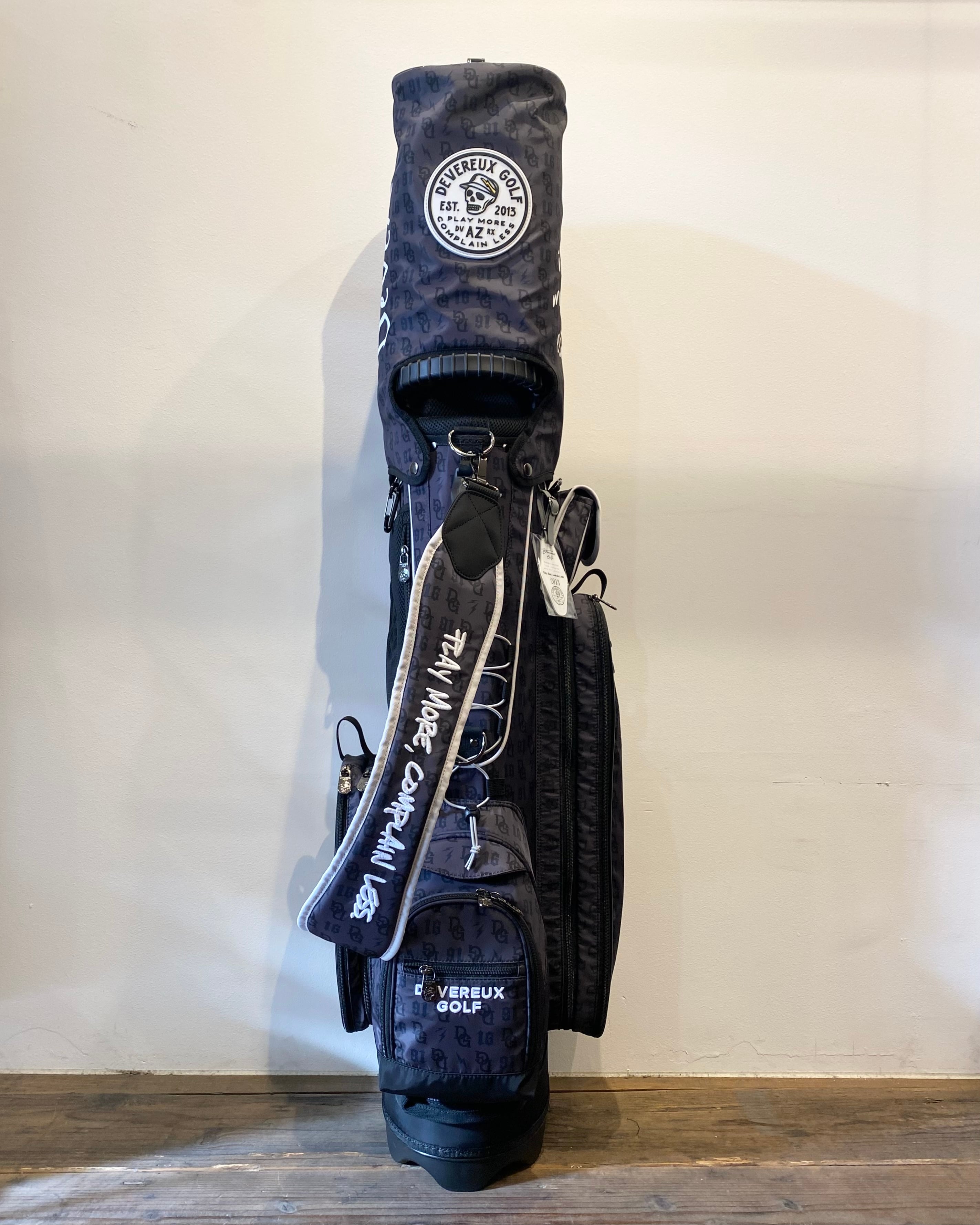 DEVEREUX GOLF】DGモノグラムキャディーバッグ (BLACK) | Sandy GOLF