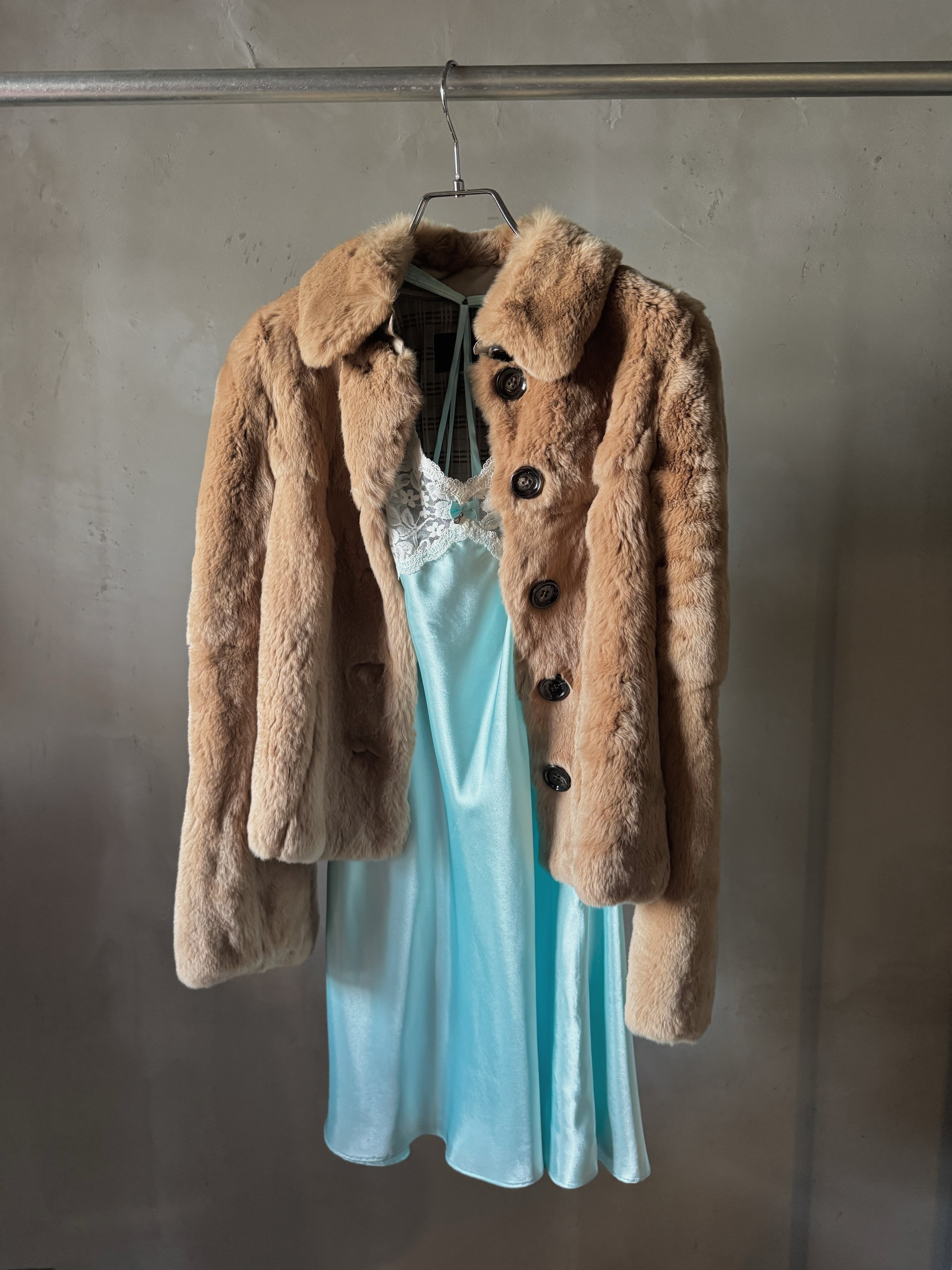 Burberry real fur special coat