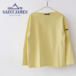 SAINT JAMES [セントジェームス 正規販売店]OUESSANT SOLID  ZESTE [sol-zeste] ウエッソン 無地 レモンイエロー [2024SS]