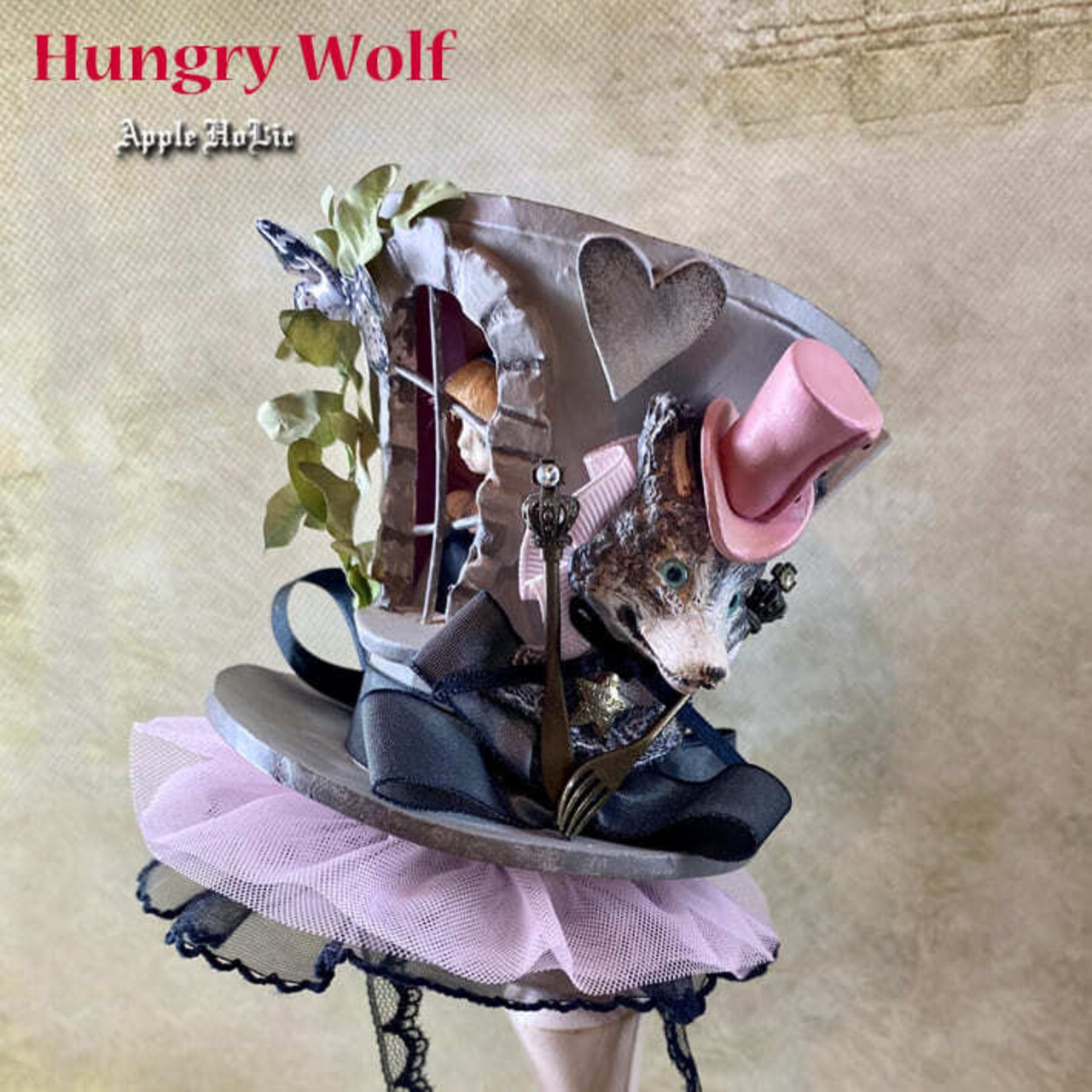 ドール用ハット L　Hungry Wolf・腹ぺこオオカミ　 ブライス 60cmドール