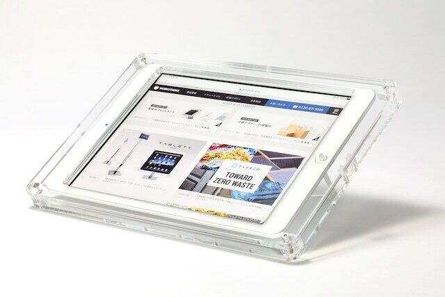 2つの角度で使える・iPad盗難防止スタンド【 T9 】日本製 ○ 10.9
