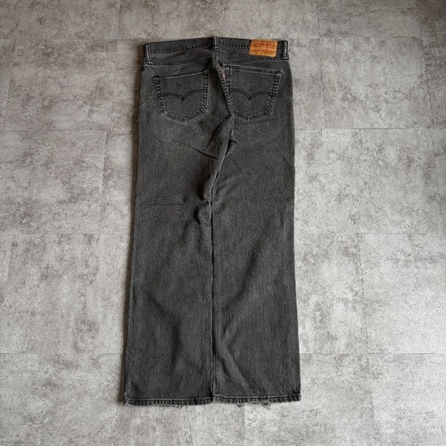 【W34 L32】00s usa levi's ブラック 559 詳細写真2