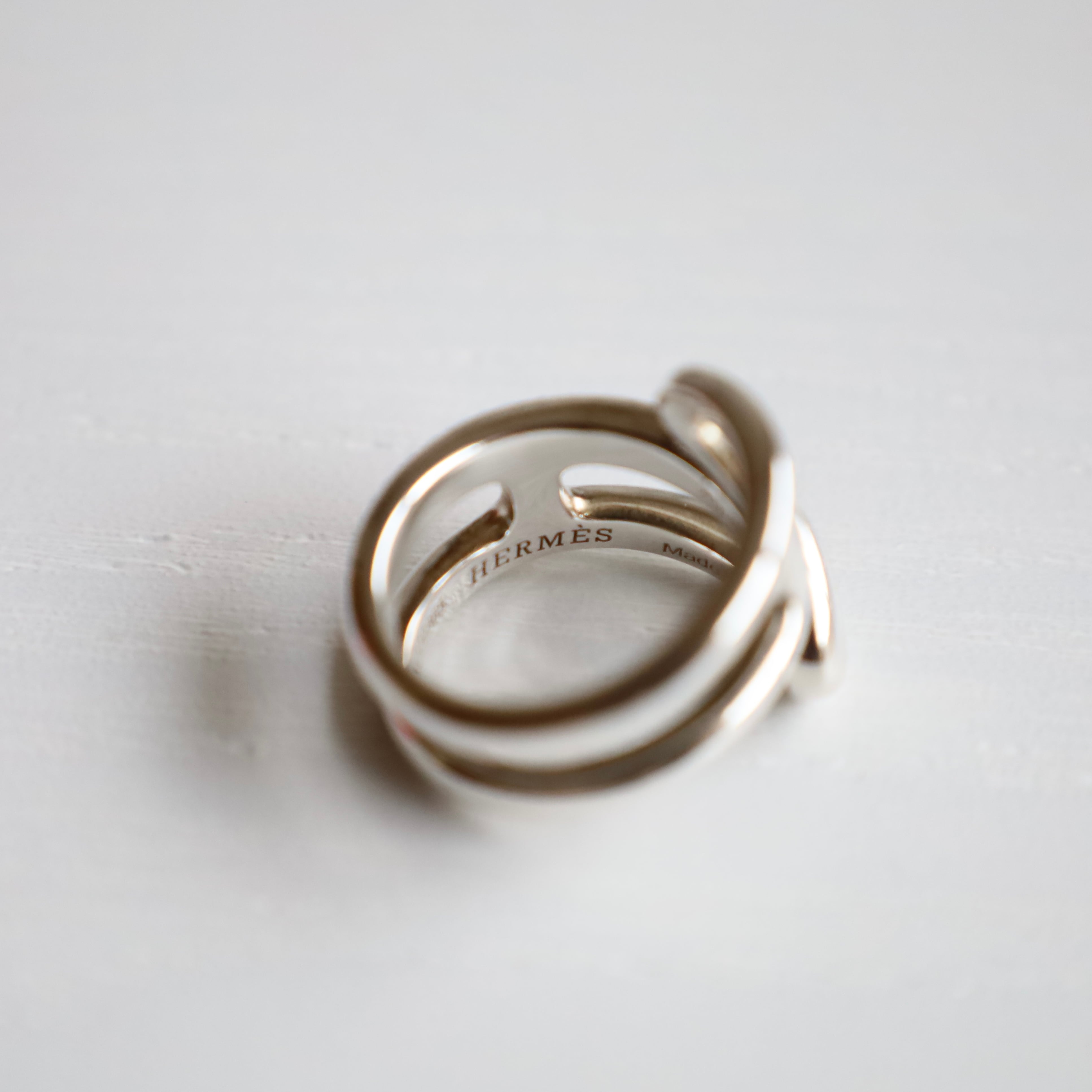 vintage HERMES twist ring | Dieu d'or