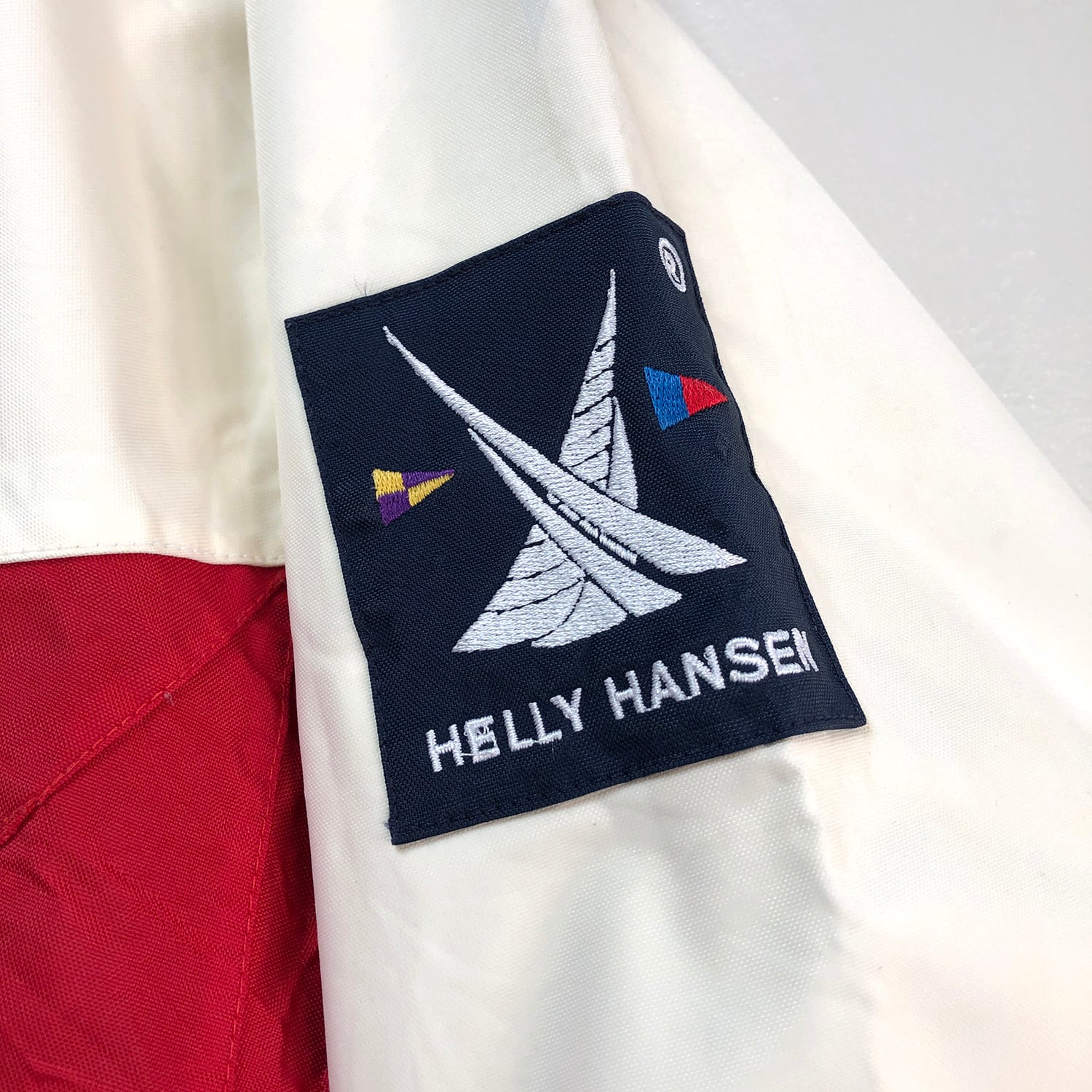 90S ヘリーハンセン オールド セーリングジャケット セーリングパーカ ナイロンジャケット アウトドア メンズXS HELLY HANSEN 古着