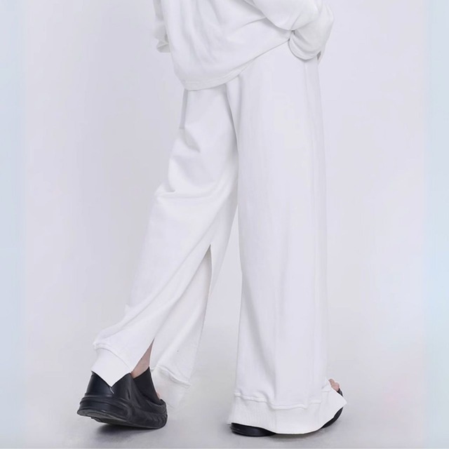 Center slit wide pants【2color】 C0684