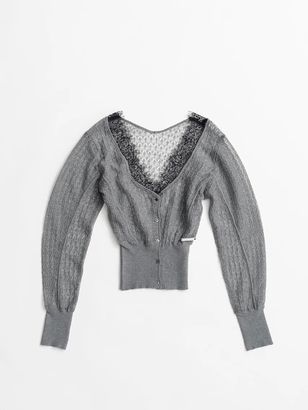 【26AW | WOMEN】PRANK PROJECT プランクプロジェクト / トップス / Deep Neck Lace Cardigan　31262365407 - 6