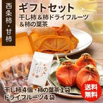 【予約・11月発送】甘味とお茶deのんびり柿づくしセット