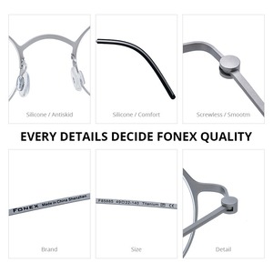 Screwless Titanium Oval Glasses -round- / スクリューレス チタン オーバル メガネ -ラウンド-