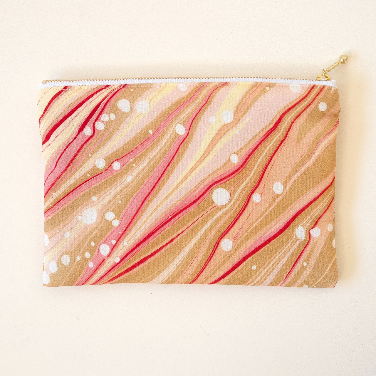 墨流しポーチ 〔聖なる夜に〕