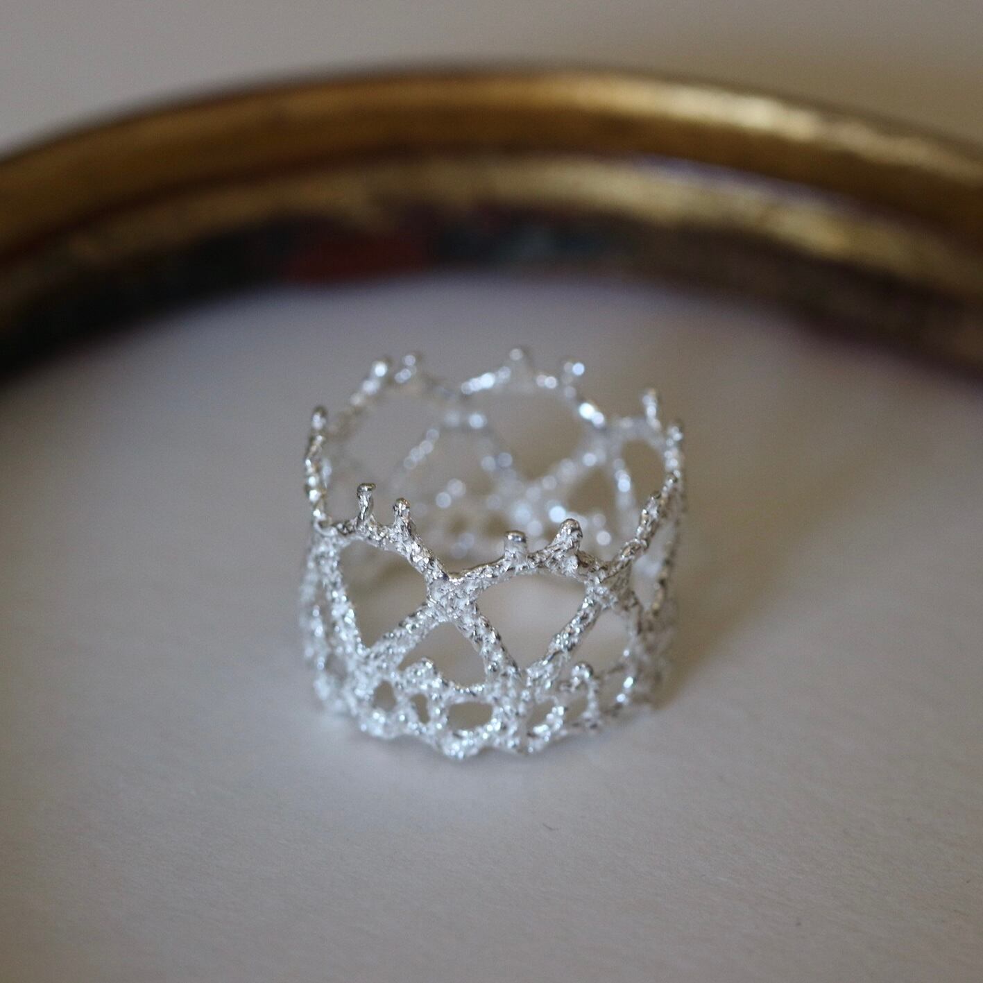 -イリゼ- アンティークレースのシルバーリング