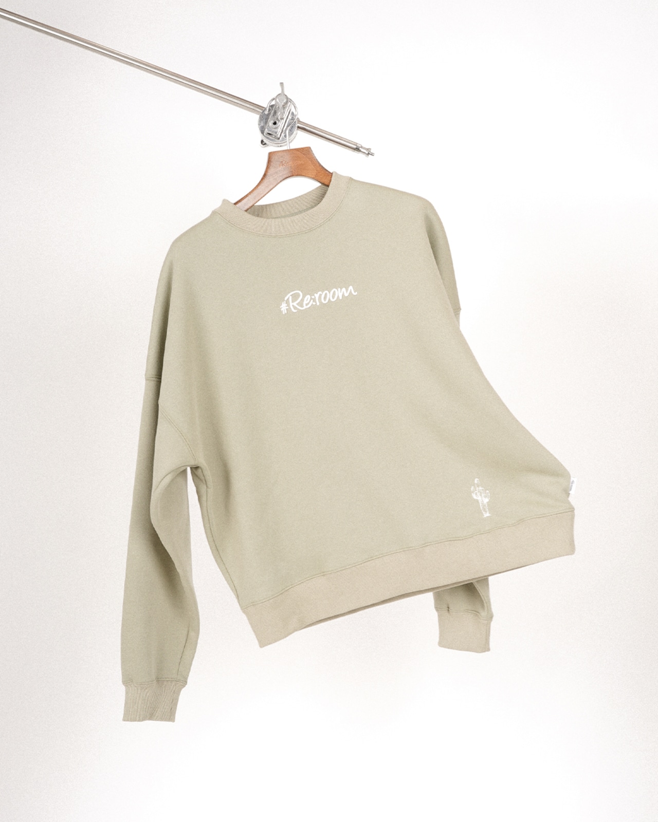 【#Re:room】3D LOGO SWEAT BIG TRAINER［REC869］