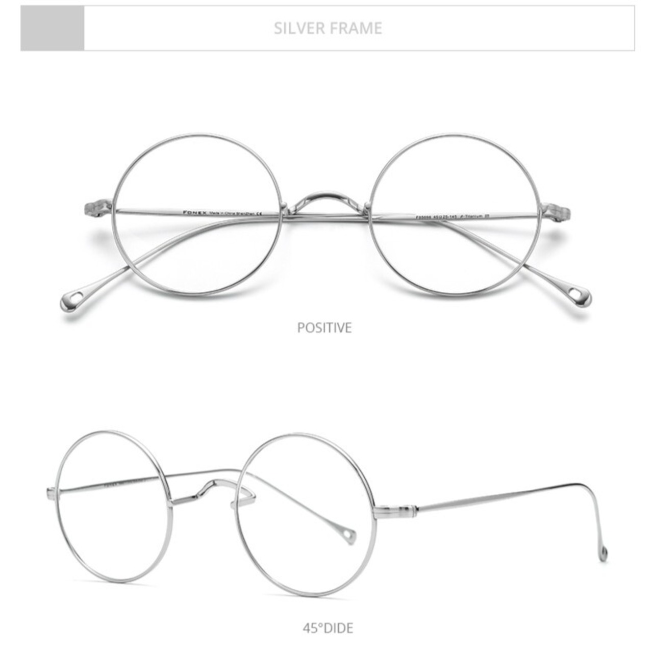 Classic Round Titanium Glasses -round- / クラシック ラウンド チタン メガネ -ラウンド-