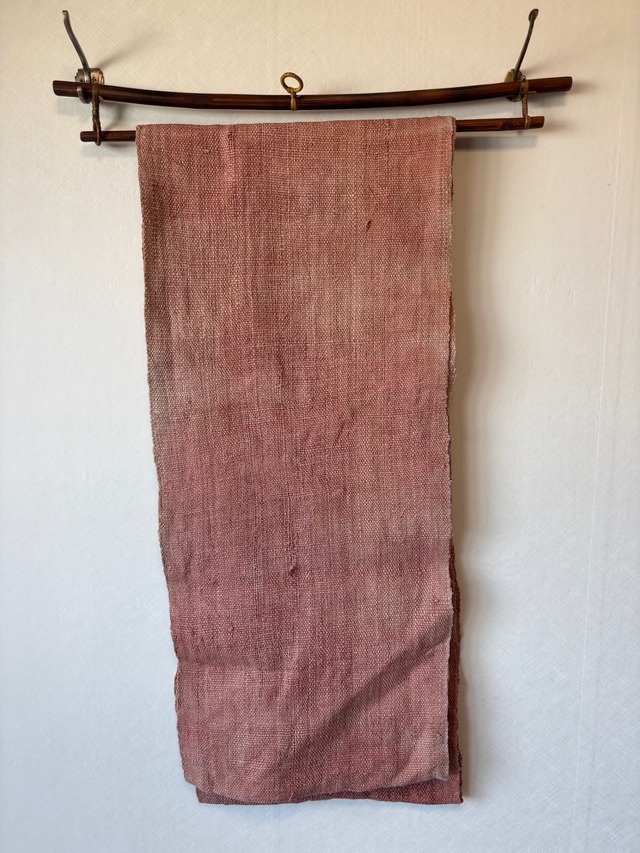 ざっくり 草木染ヘンプロール その９ 麻布