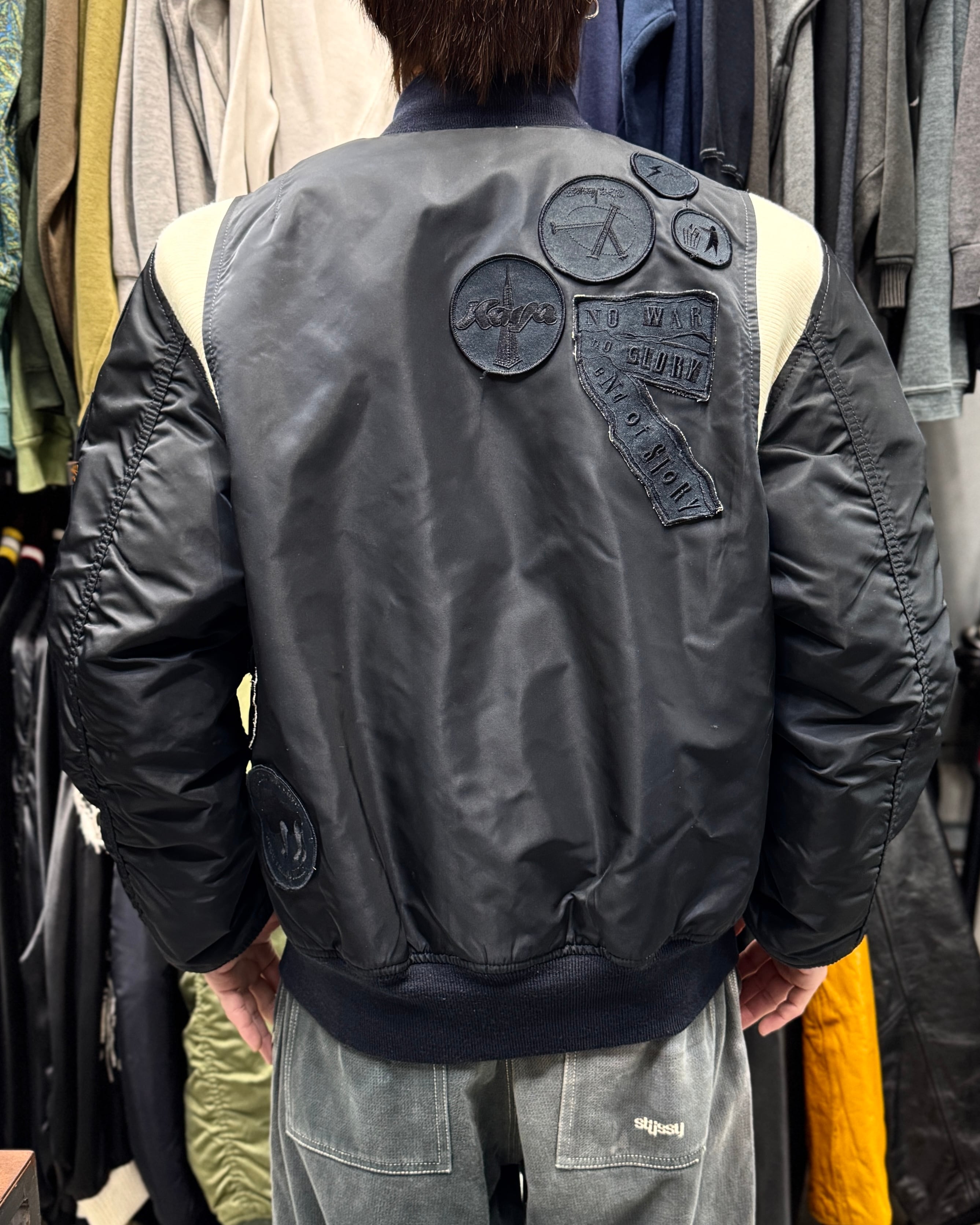 Special!!】00's old stussy × Alpha Design Nylon Jacket 