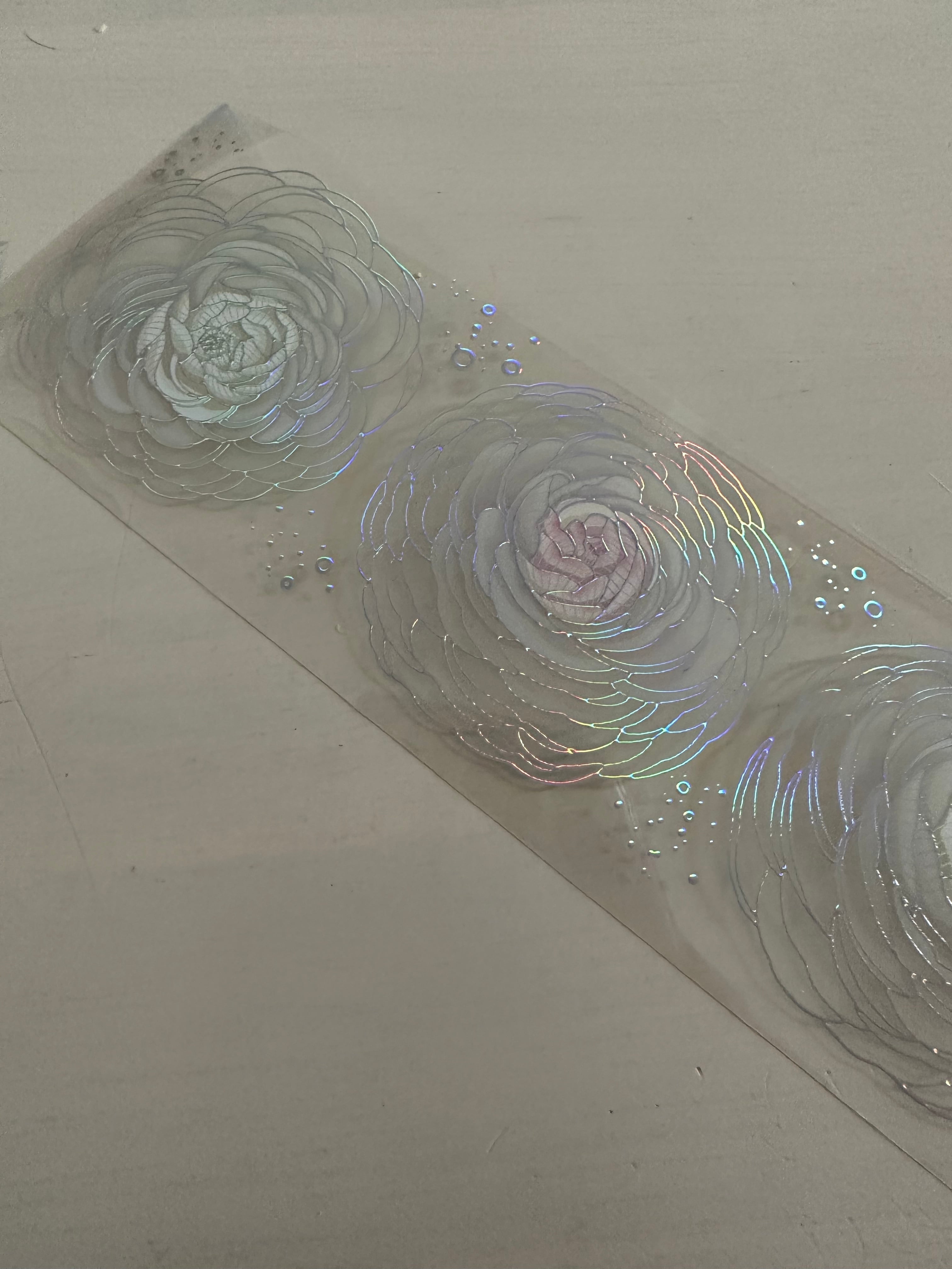 玉脂毛莨 フラワー系 装飾系 海外マステ 切り売り 1ループ | Pay ID