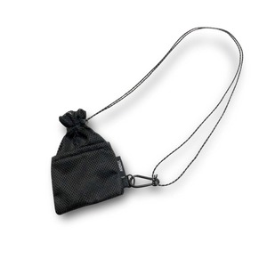 DRAWSTRING SACOCHE black mesh / &NUT