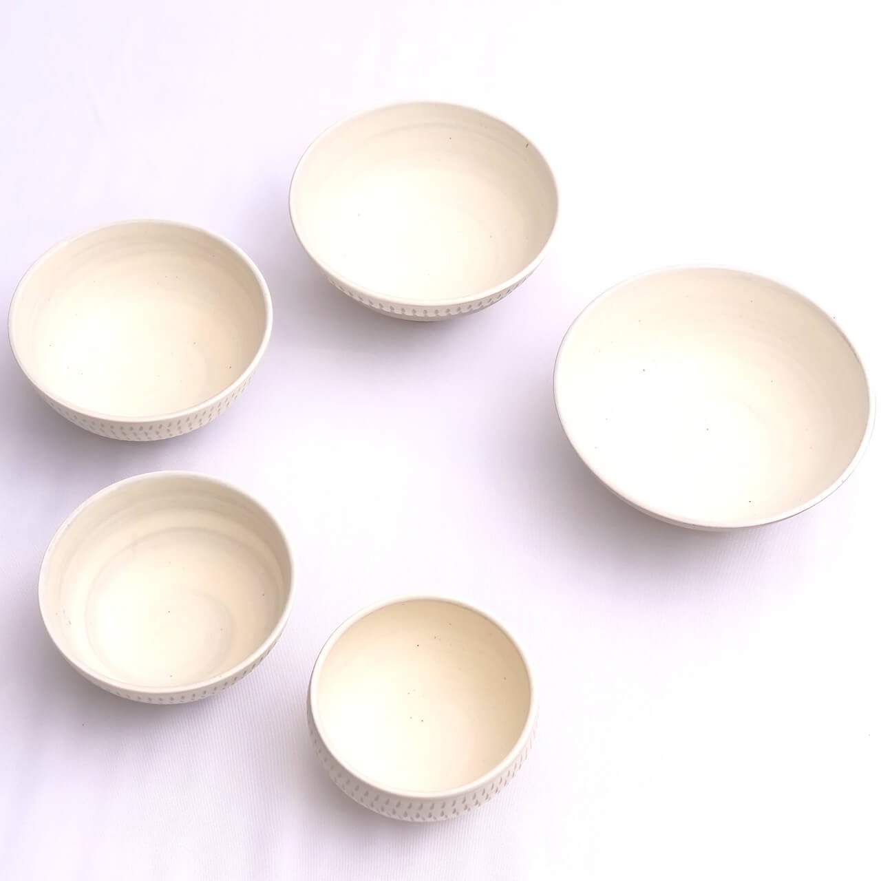 Co-ishiwara 百碗 白釉飛鉋 カネハ窯 CHW-11 小石原焼 ご飯茶碗