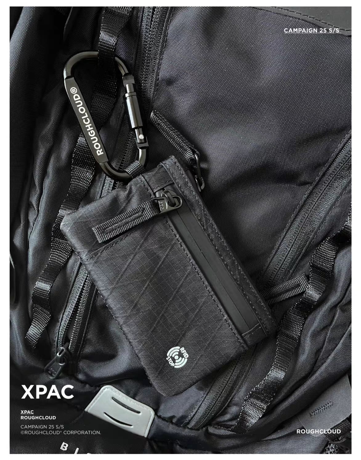 ROUGHCLOUD 盗難防止 RFID XPAC ミニポーチ（M） | テックウェア専門店
