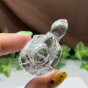 4.透明度高☆親子亀水晶☆