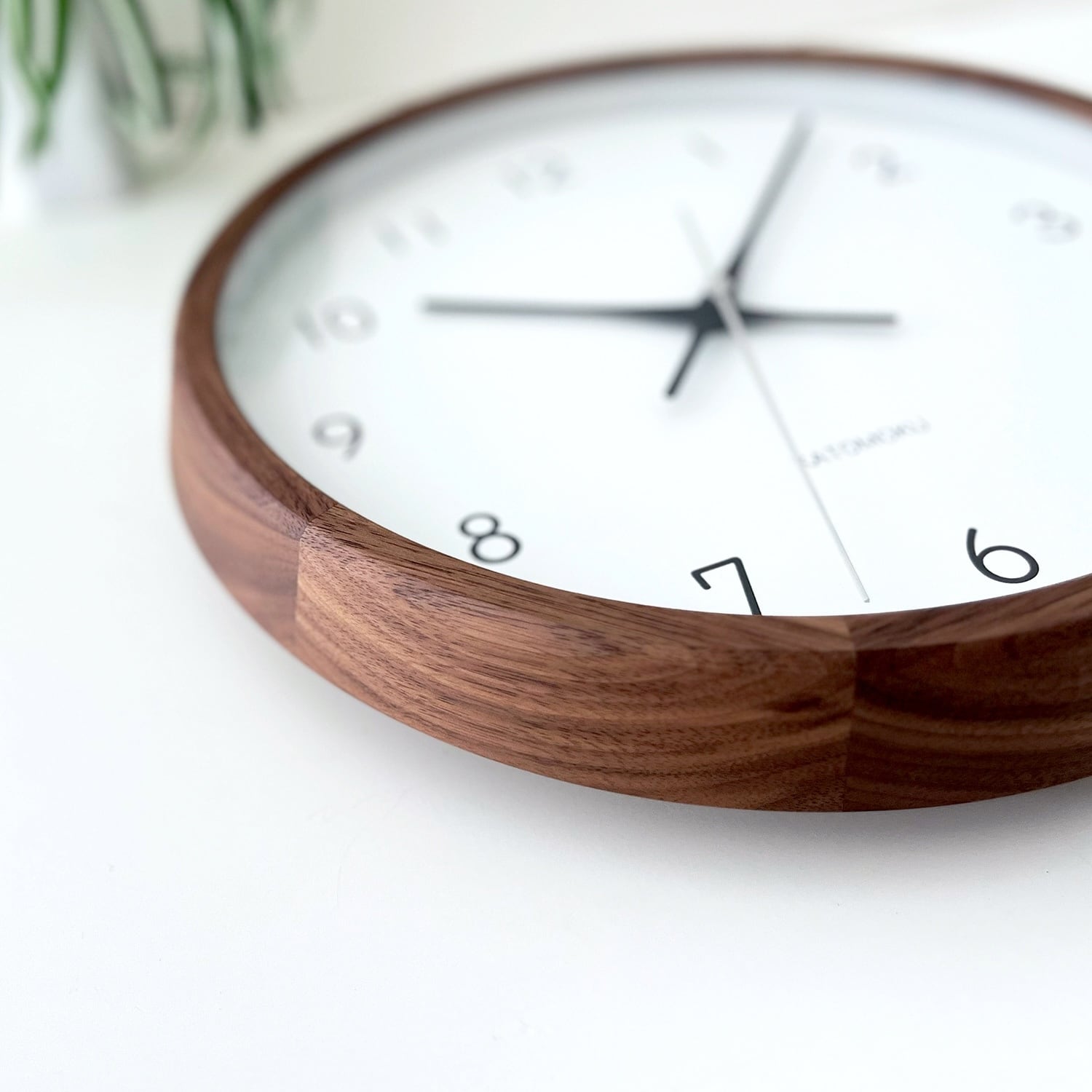 KATOMOKU muku clock 13 ウォールナット km-104WA 掛け時計 | 加藤木工