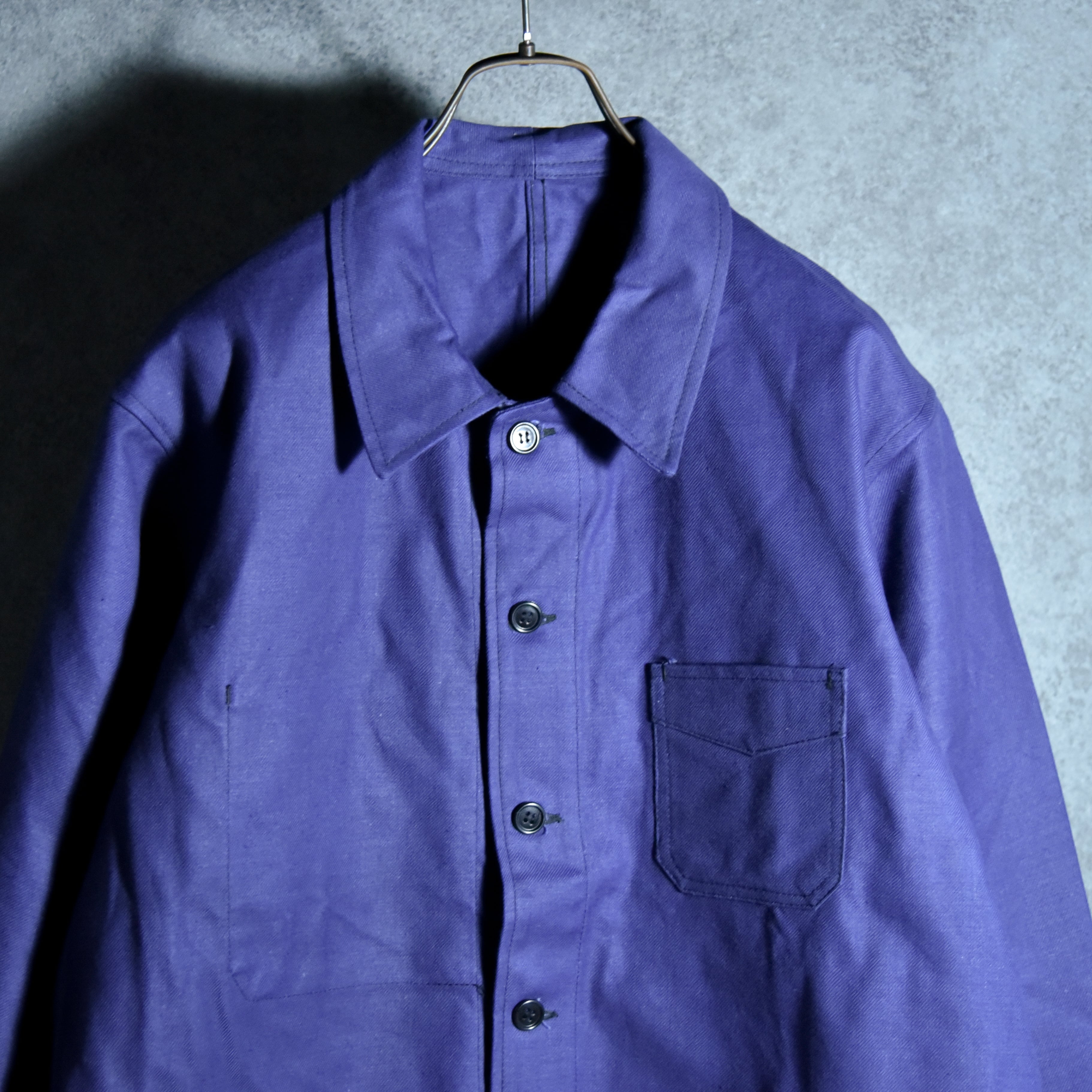 DEAD STOCK】50-60s French Work Twill Work Jacket Coverall フレンチ