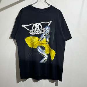00s GIANT AERO SMITH T-Shirt 00年代 ジャイアント エアロスミス バンドTシャツ バンT 黒