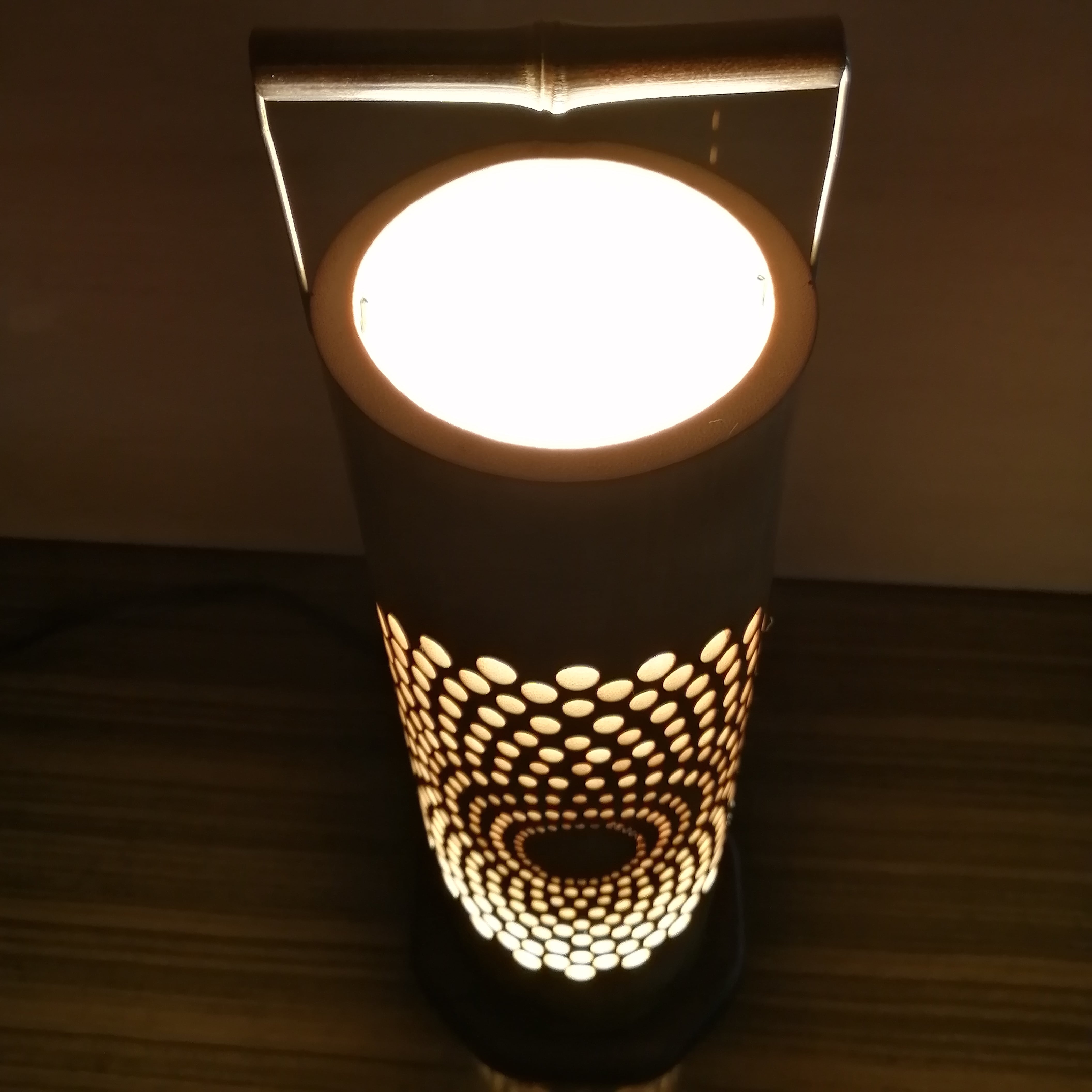 癒し灯火竹灯籠No23194