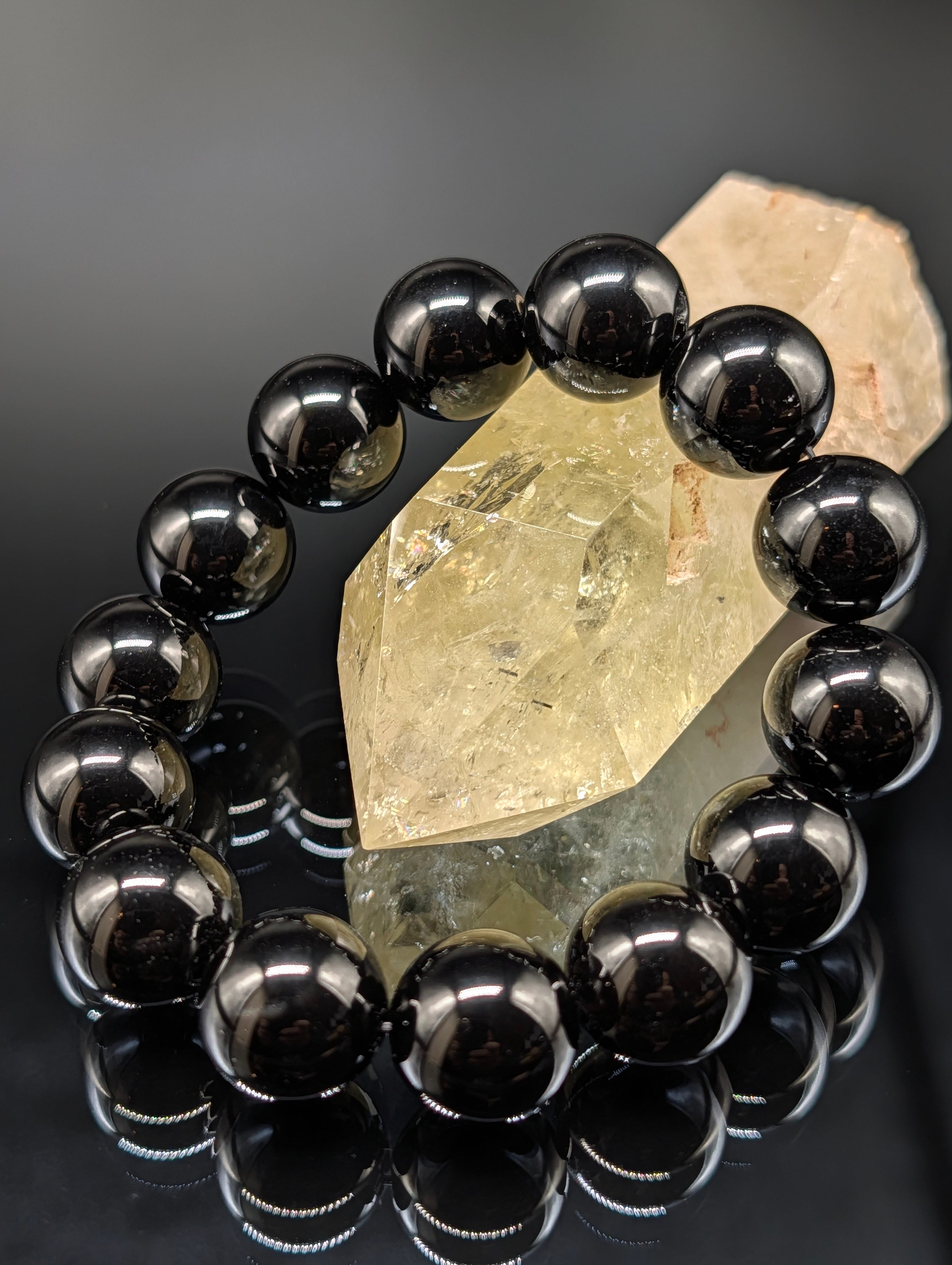 ohana smile⭐︎♡ＡＡＡＡＡ+ゴールドタイチンルチルブレスレット 15mmkhpb18kgf_1000x_e4008610-