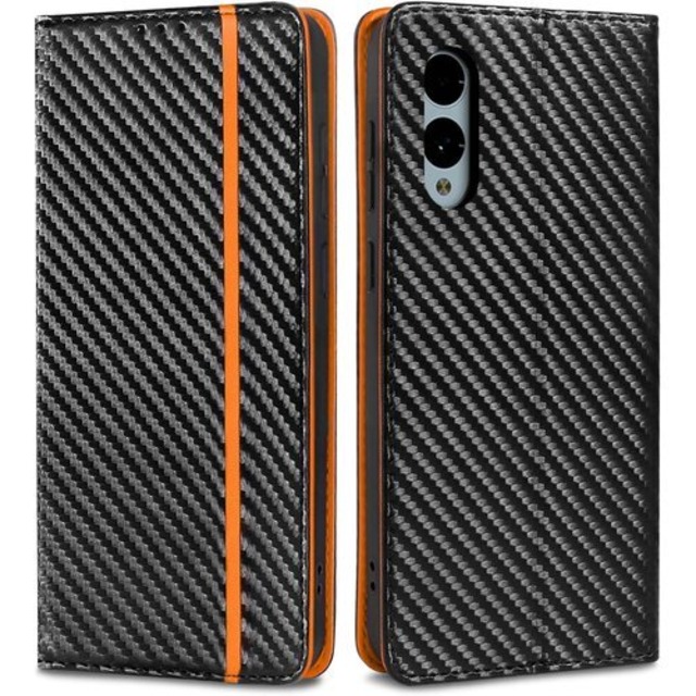 iffeenny arrows we2 ケース 手帳型 アローズwe2ケース 手帳型 f-52e 携帯カバー fcg02 手帳カバー レザー 手触り良い 滑り落ちにくい 指紋防止 マグネット式 カード収納 スタンド機能 人気 サイドマグネット オレンジ 2859