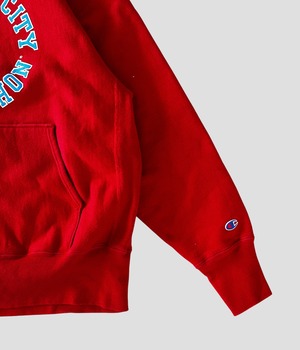 -Champion- Vintage 90s M NEW YORK CITY MARATHON Reverse Weave Hoodie made in USA
