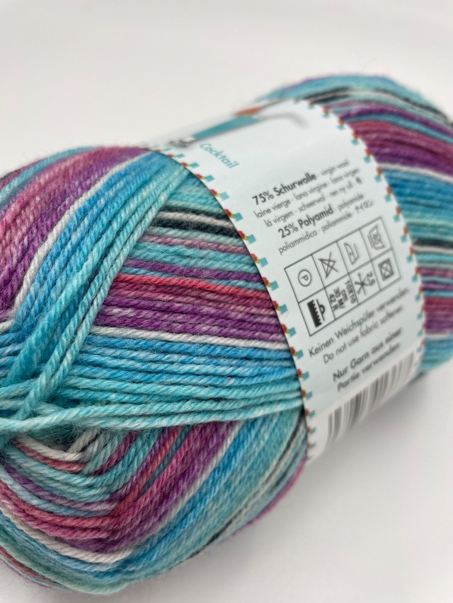 編む手が止まらない毛糸！Opal 『スィート＆スパイシー』9123　4ply/4本撚り