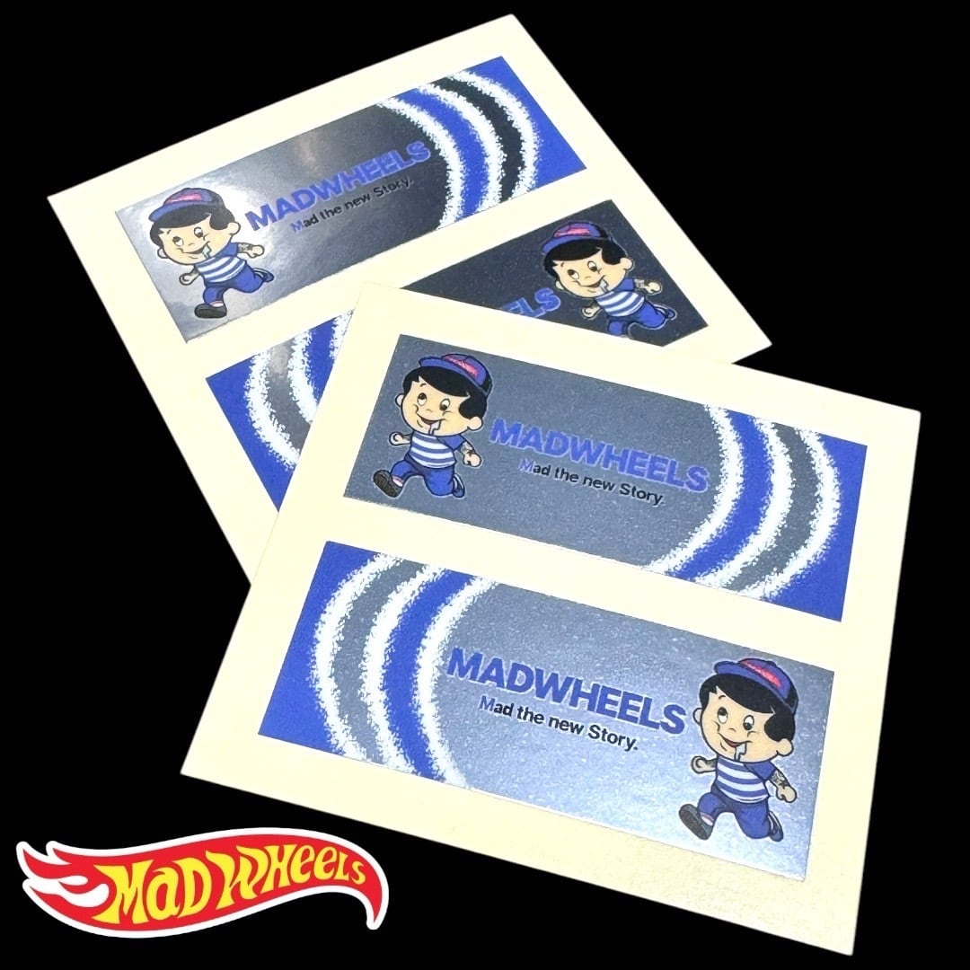 MOB貼り付け発送　ウィール追加 MADWHEELS ステッカーセット MAD急便 | DEATH OR GLORY TOYS