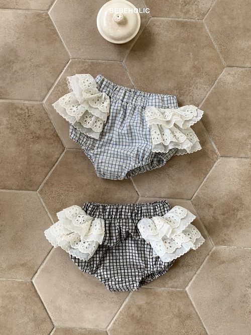 bebe holic［取寄］sage check bloomer 26summer
