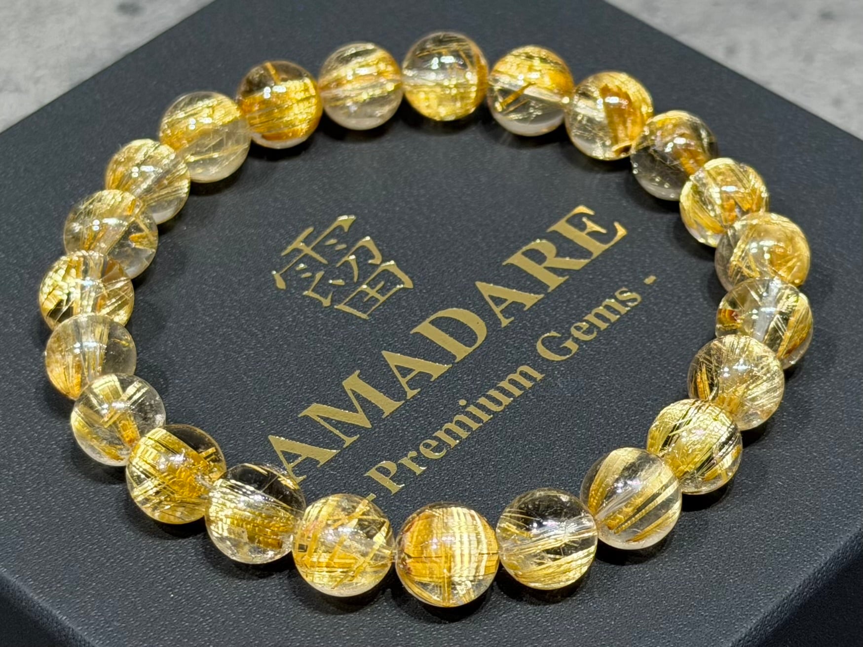 多宝＆グリーンルチルブレス✨ SS】多宝ルチルクォーツブレスレット | 霤 AMADARE