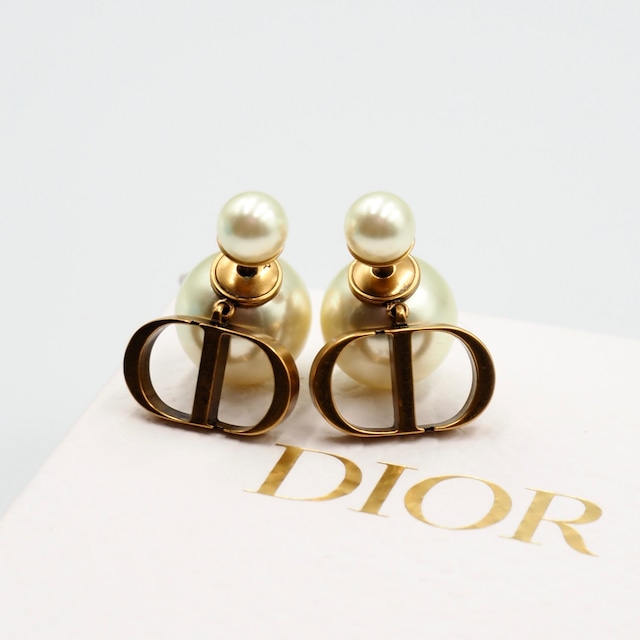 DIOR トライバル ピアス GP パール ディオール